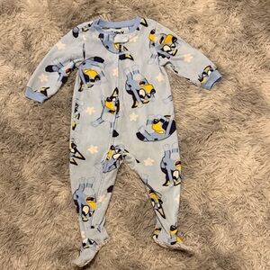 Adorable Bluey Print Kids Footie